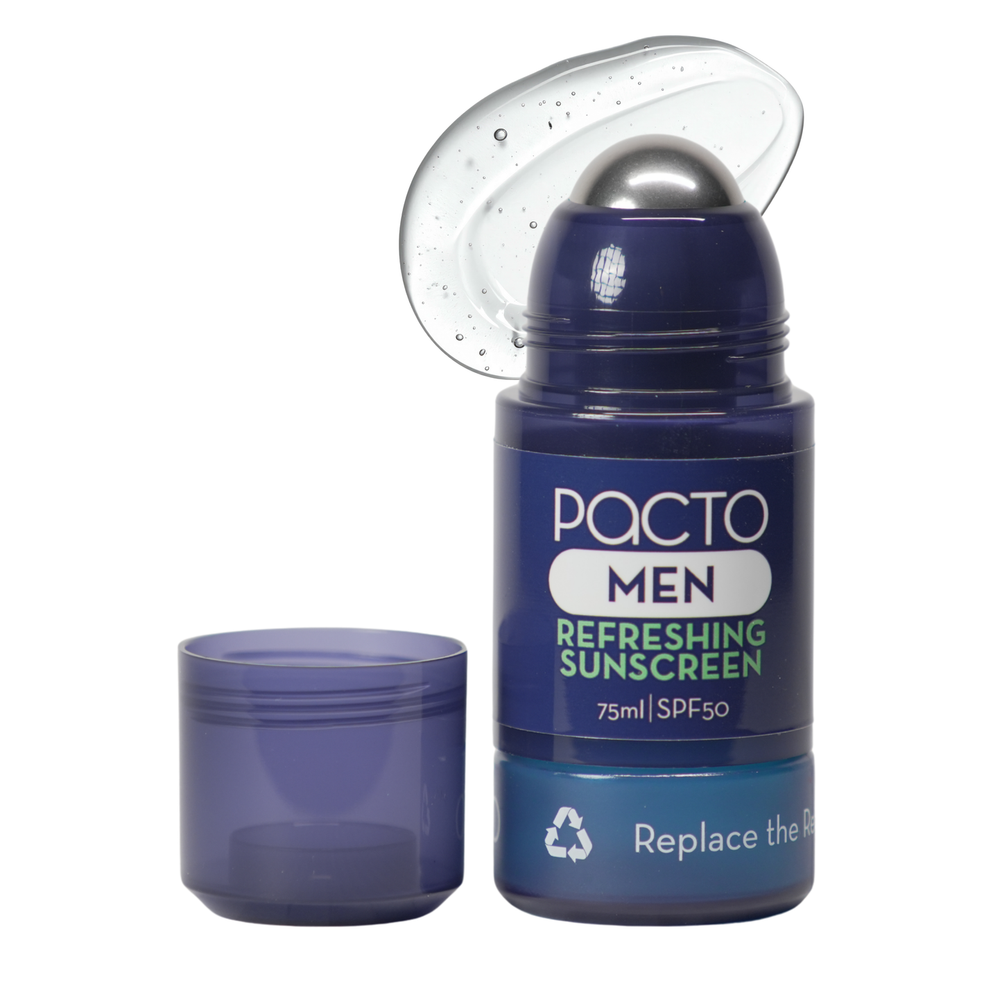 Pacto - SPF 50 Golf Sunscreen with Stainless Steel Roller (75ml)